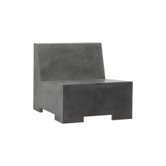 CONCRETE LOOK LOUNGE CHAIR OUTDOOR 